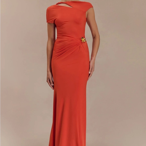 Meshki Kaida Maxi Dress - Burnt Orange. Medium - Picture 2 of 4